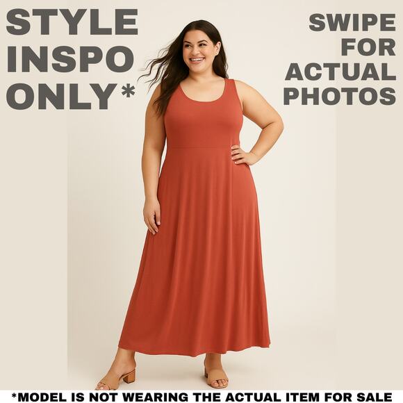 Market & Spruce Maxi Dress – Size XL | Terracotta Rose [0396] - Picture 3 of 9